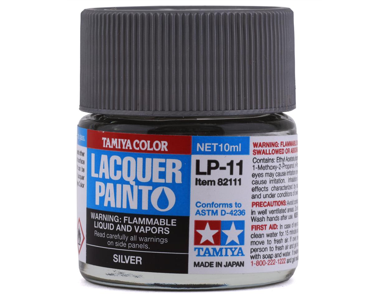 LP-11 Silver Lacquer Paint 10ml Bottle (TAM82111)