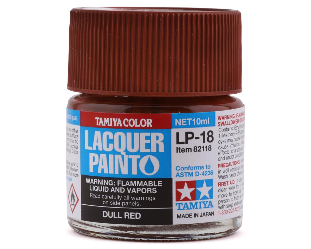 LP-18 Dull Red Lacquer Paint 10ml Bottle (TAM82118)