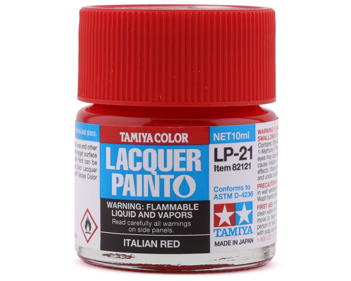 LP-21 Italian Red Lacquer Paint 10ml Bottle (TAM82121)