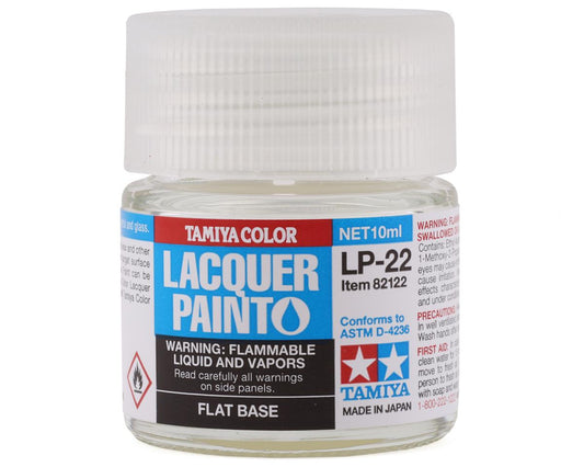 LP-22 Flat Base Lacquer Paint 10ml Bottle (TAM82122)