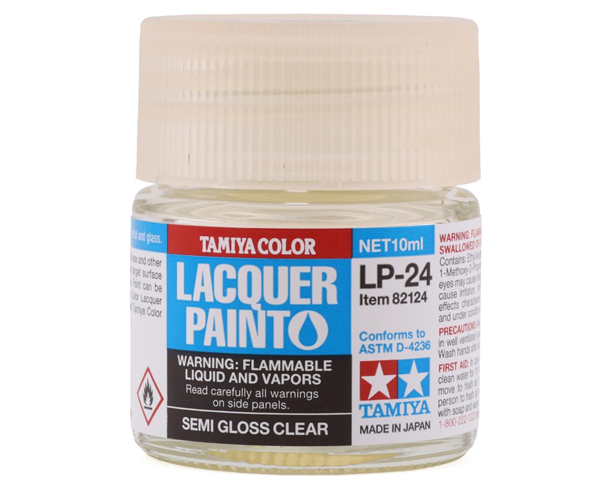 LP-24 Semi-Gloss Clear Lacquer Paint 10ml Bottle (TAM82124)