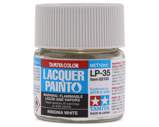 LP-35 Insignia White Lacquer Paint 10ml Bottle (TAM82135)