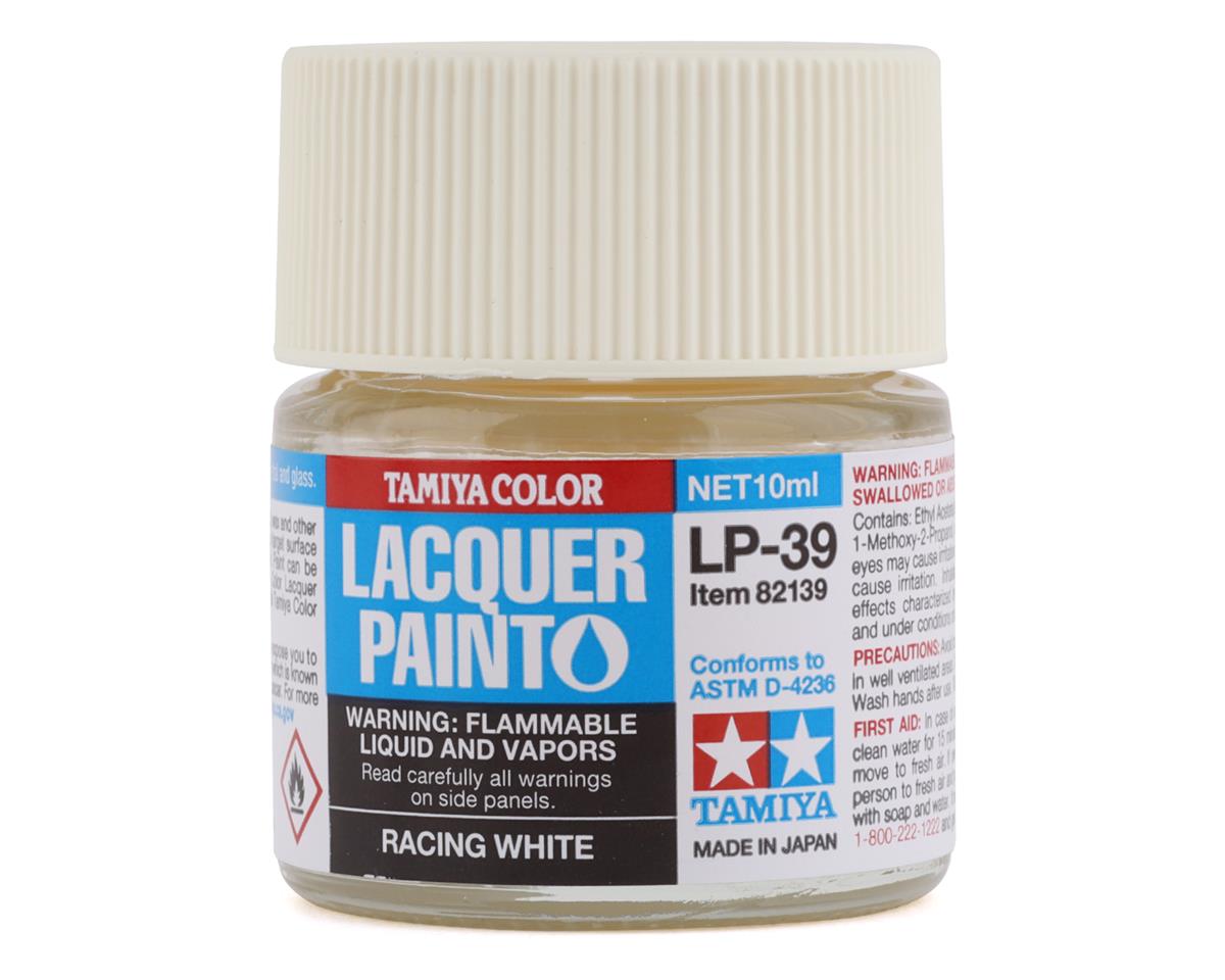 LP-39 Racing White Lacquer Paint 10ml Bottle (TAM82139)