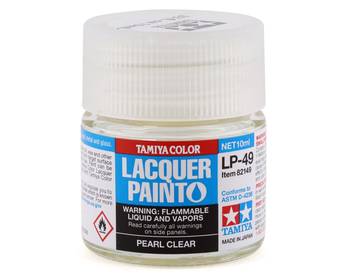 LP-49 Pearl Clear Lacquer Paint 10ml Bottle (TAM82149)