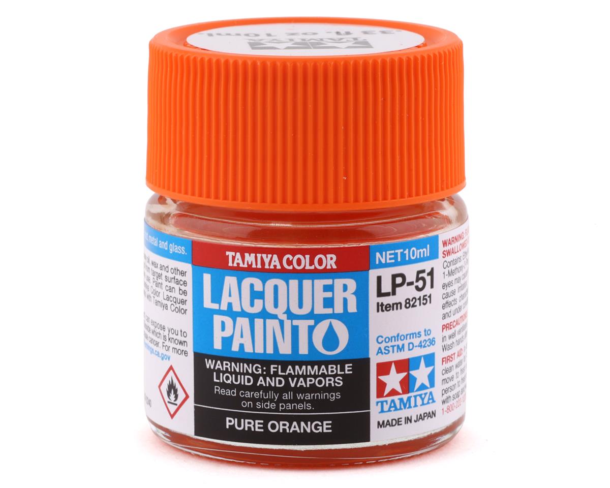 LP-51 Pure Orange Lacquer Paint 10ml Bottle (TAM82151)