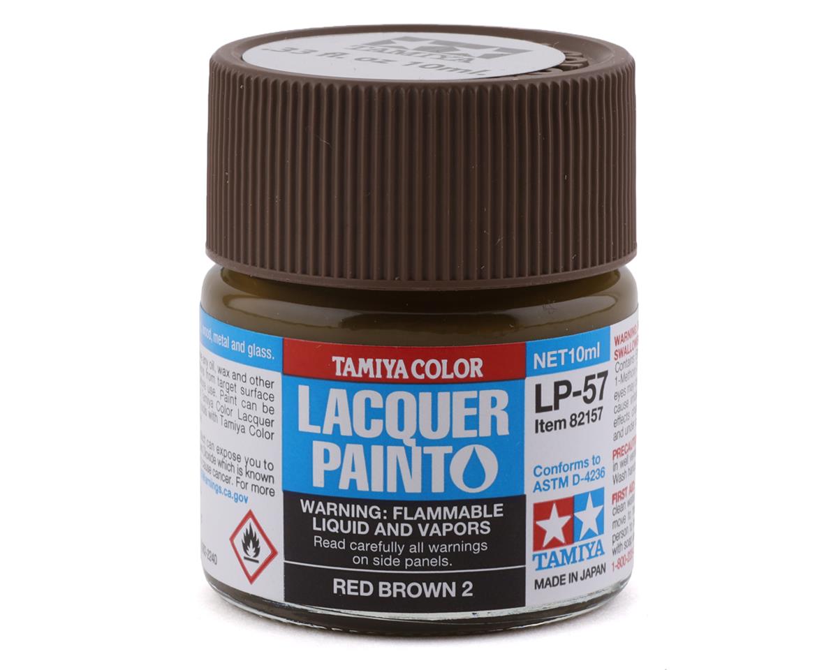 LP-57 Red Brown 2 Lacquer Paint 10ml Bottle (TAM82157)