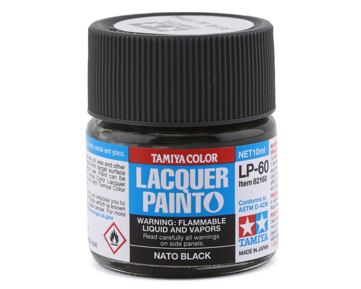 LP-60 NATO Black Lacquer Paint 10ml Bottle (TAM82160)