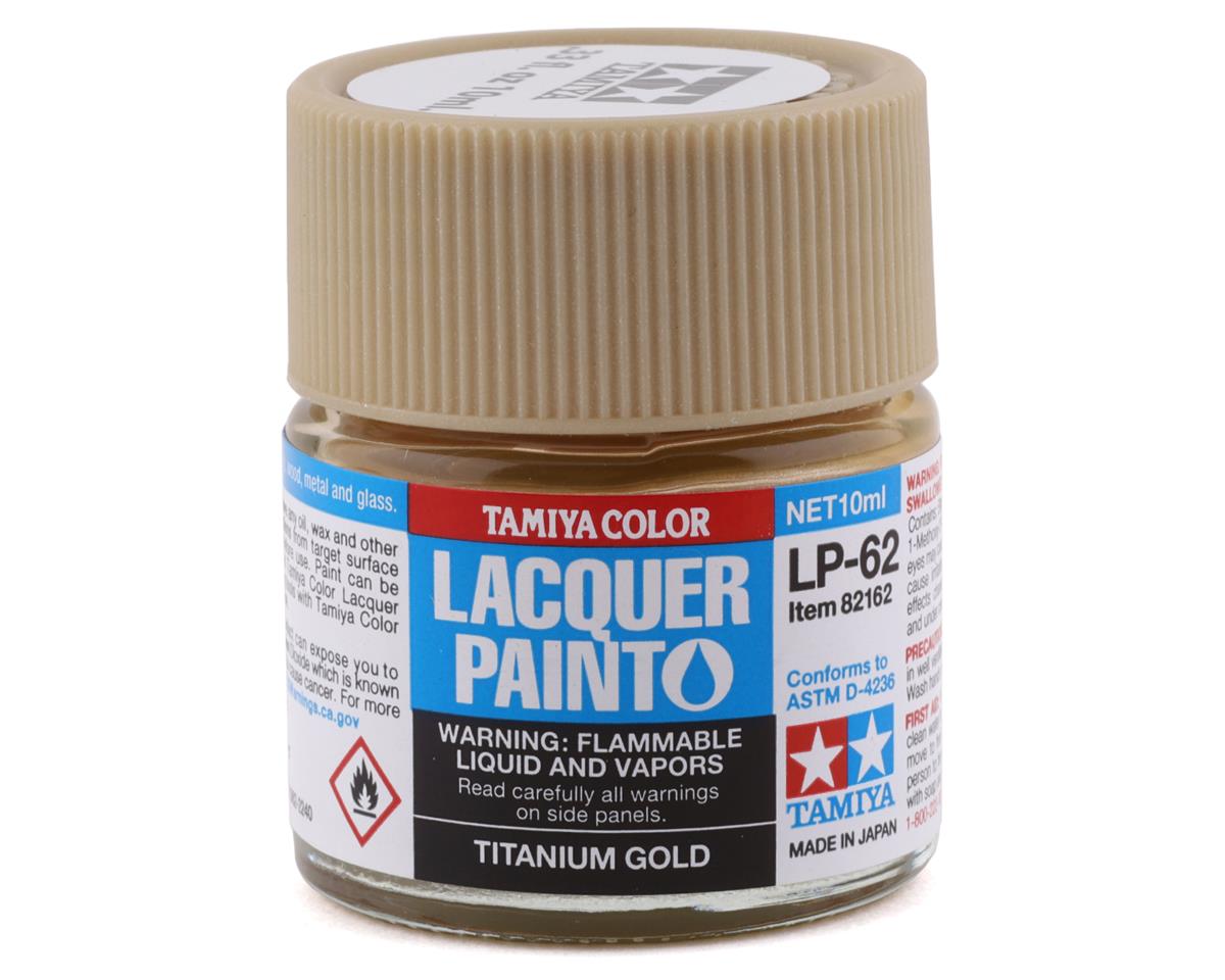 LP-62 Titanium Gold Lacquer Paint 10ml Bottle (TAM82162)