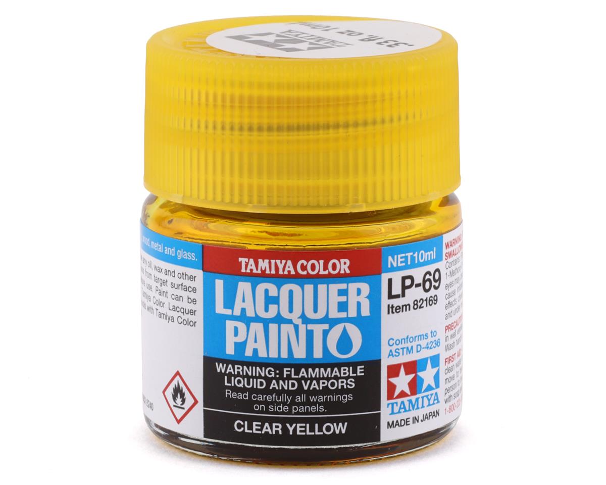 LP-69 Clear Yellow Lacquer Paint 10ml Bottle (TAM82169)