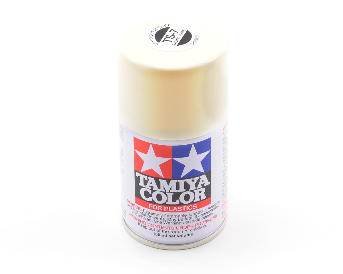 TS-7 Racing White Lacquer Spray Paint 100ml Can (TAM85007)