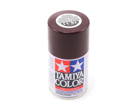 TS-11 Maroon Lacquer Spray Paint 100ml Can (TAM85011)