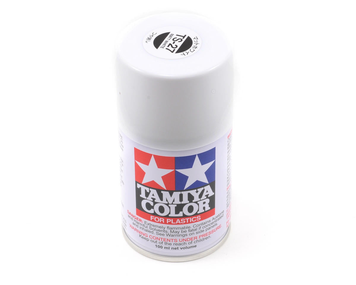 TS-27 Flat White Lacquer Spray Paint 100ml Can (TAM85027)