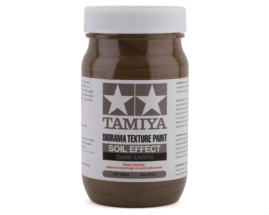 Dark Earth Soil Effect Diorama Texture Paint 100ml Bottle (TAM87109)