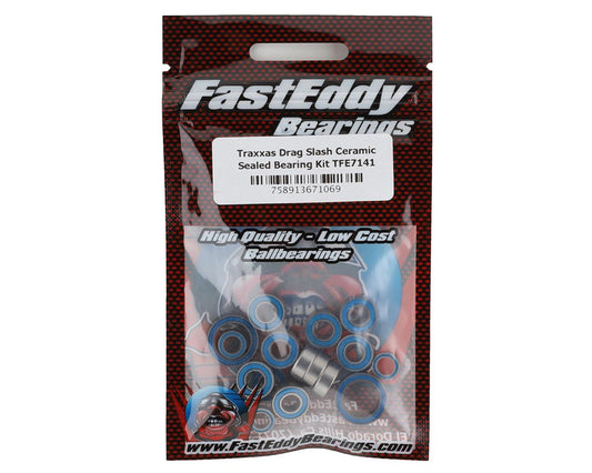 Traxxas Drag Slash Rubber Sealed Ceramic Bearing Kit (TFE7141)