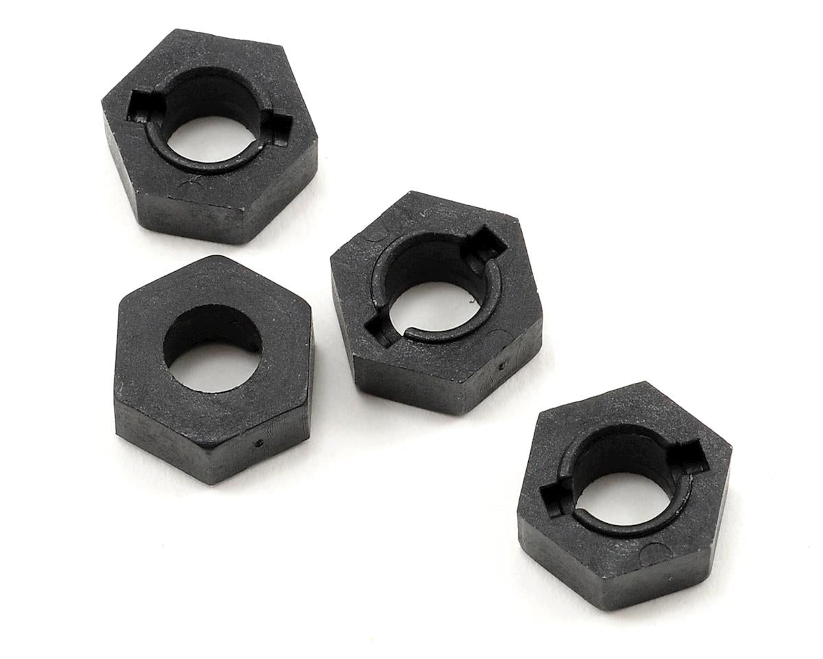 Nylon Hex Adapter Set 12mm for Tekno M6 Driveshafts (4) (TKR1654)