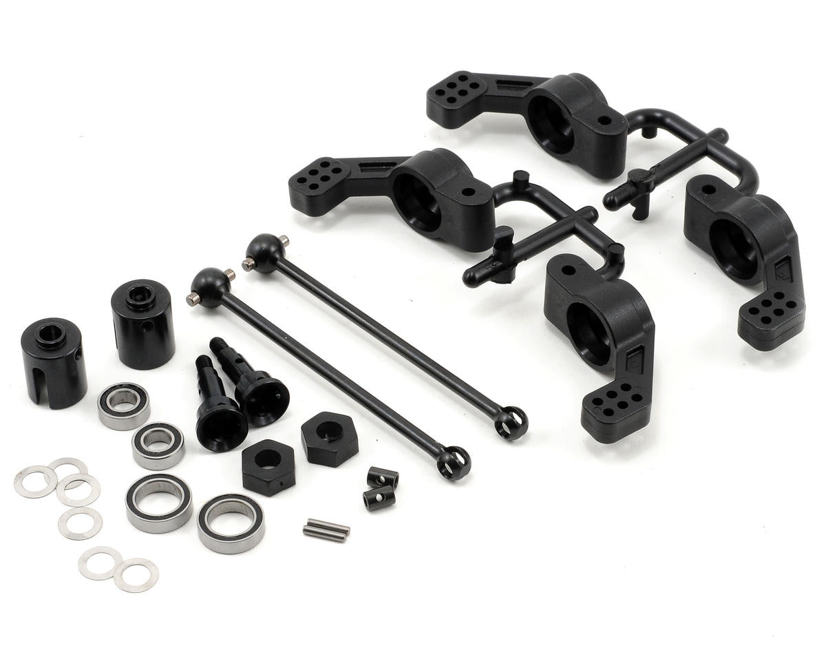M6 Front Driveshaft and Hub Carrier Set for Slash 4x4/Stampede 4x4 (TKR6852X)