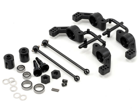 M6 Front Driveshaft and Hub Carrier Set for Slash 4x4/Stampede 4x4 (TKR6852X)