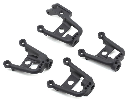 Aluminum Shock Hoops Black for SCX10 II (4) (VPS01860)