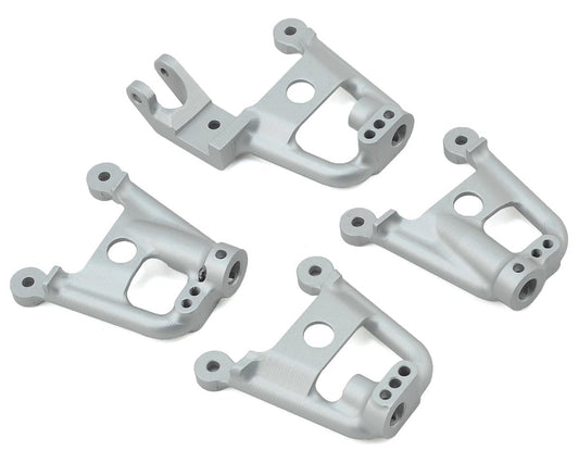 Aluminum Shock Hoops Silver for SCX10 II (4) (VPS01861)