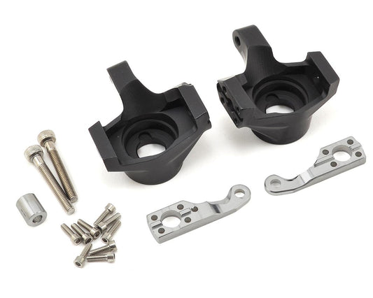 Aluminum Steering Knuckles Black for SCX10 II (2) (VPS02900)
