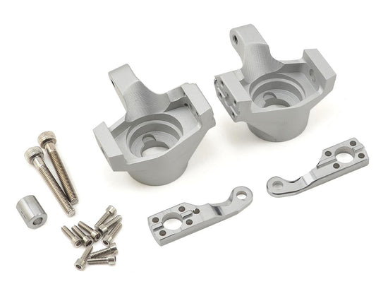 Aluminum Steering Knuckles Silver for SCX10 II (2) (VPS02901)