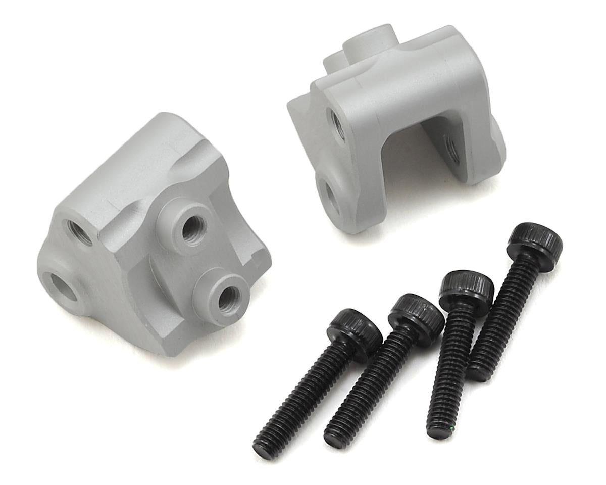 Aluminum Lower Link/Shock Mounts Silver for SCX10 II (2) (VPS04467)