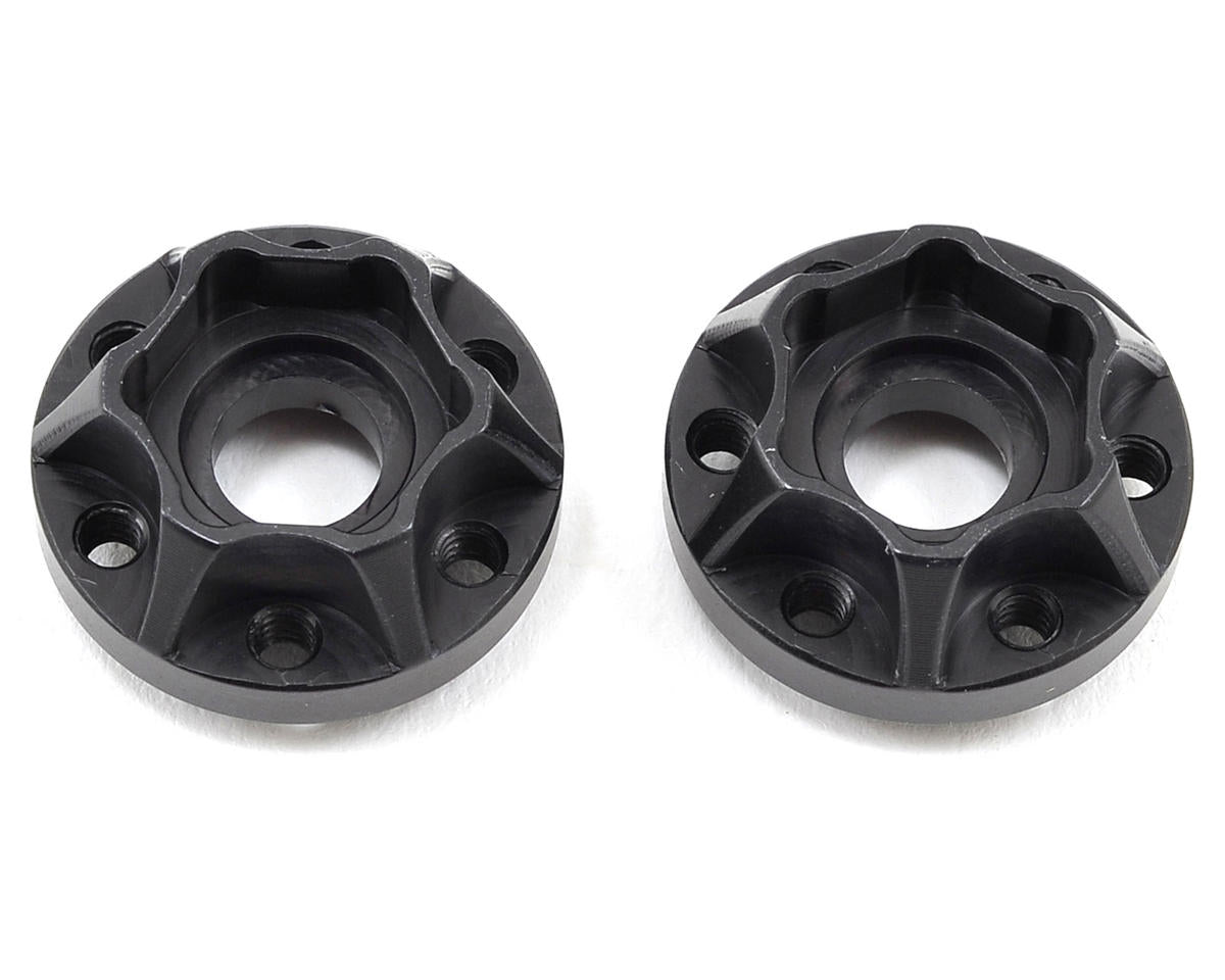 Aluminum SLW 350 Hex Hubs 0.35" Width Black for 1/10 Rock Crawler (2) (VPS07112)