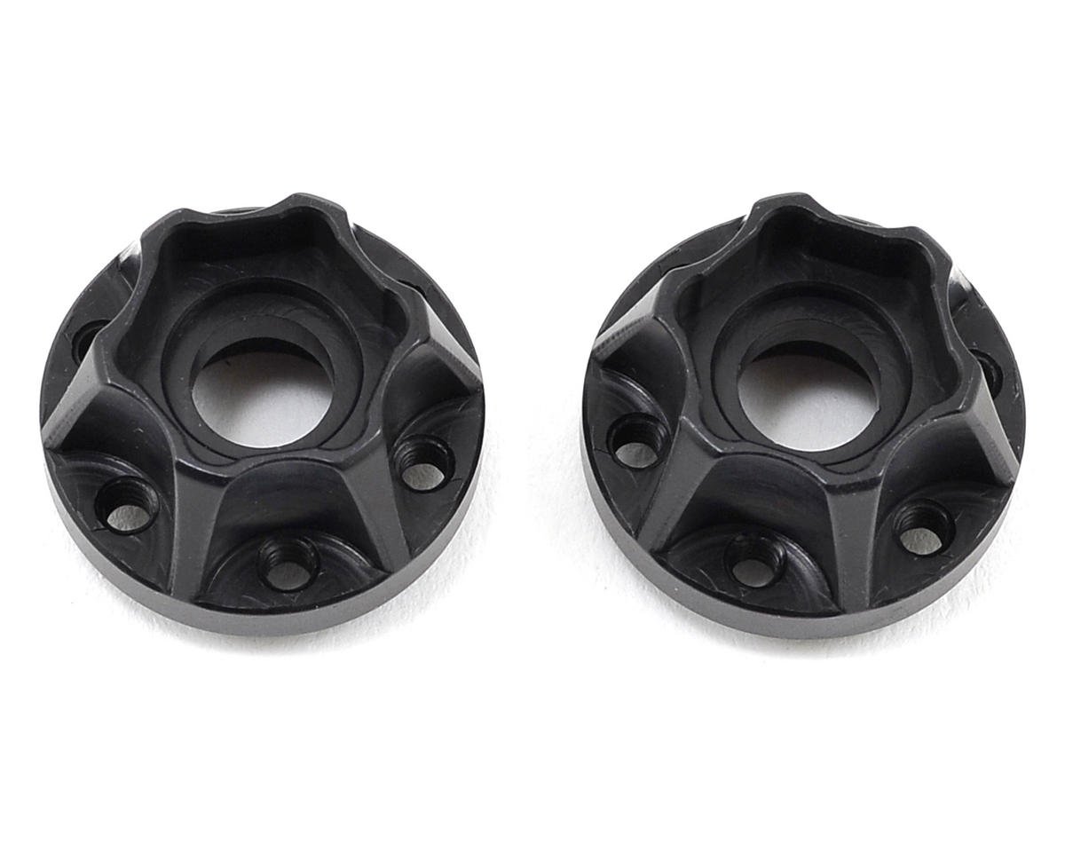 Aluminum SLW 475 Hex Hubs 0.475" Width Black for 1/10 Rock Crawler (2) (VPS07113)