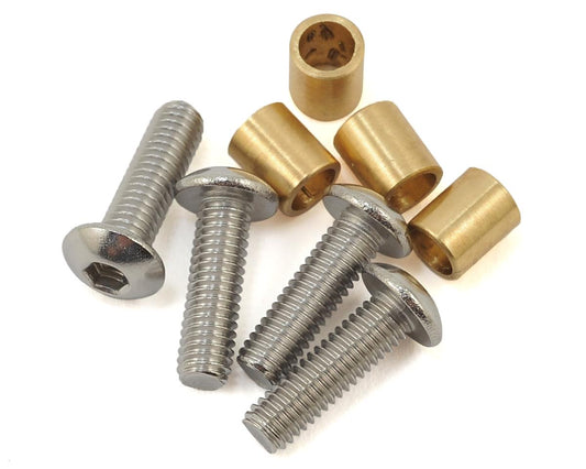 Brass Steering Knuckle Bushings for SCX10 II (4) (VPS07511)