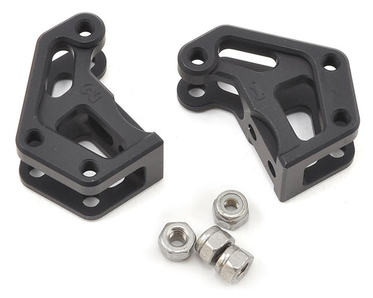 Aluminum Dual Shock/Link Mounts Black for RR10/SMT10/Wraith/Yeti (2) (VPS08090)