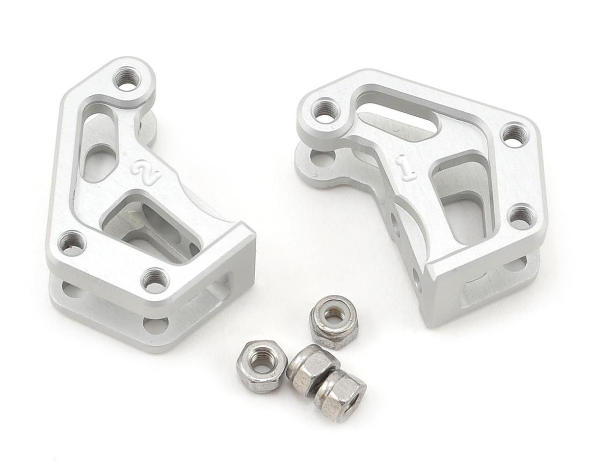 Aluminum Dual Shock/Link Mounts Silver for RR10/SMT10/Wraith/Yeti (2) (VPS08091)